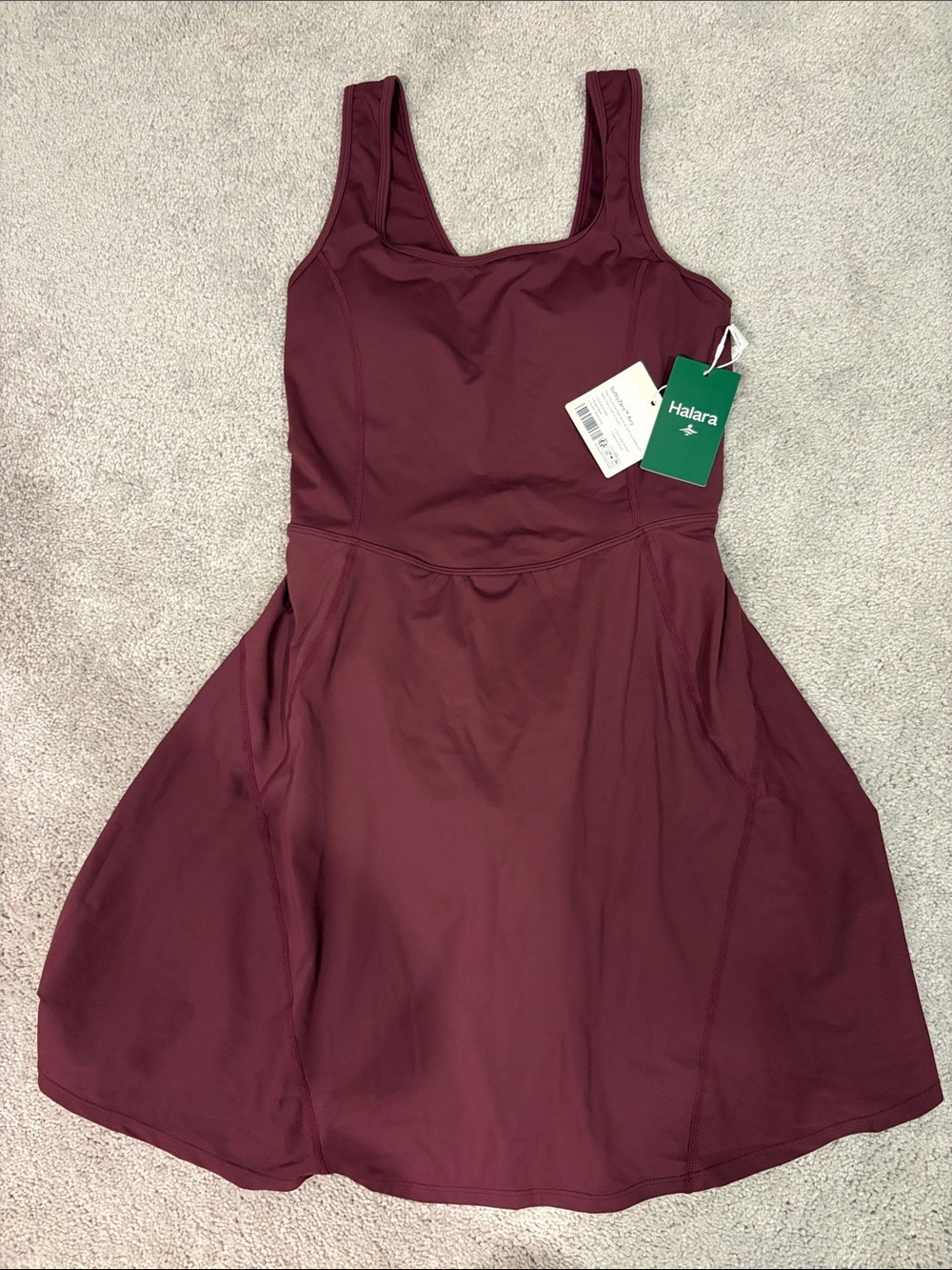 NEW SoftlyZero Airy 2-in-1 Cool Touch Mini Dance Active Dress Halara - Picture 4 of 7